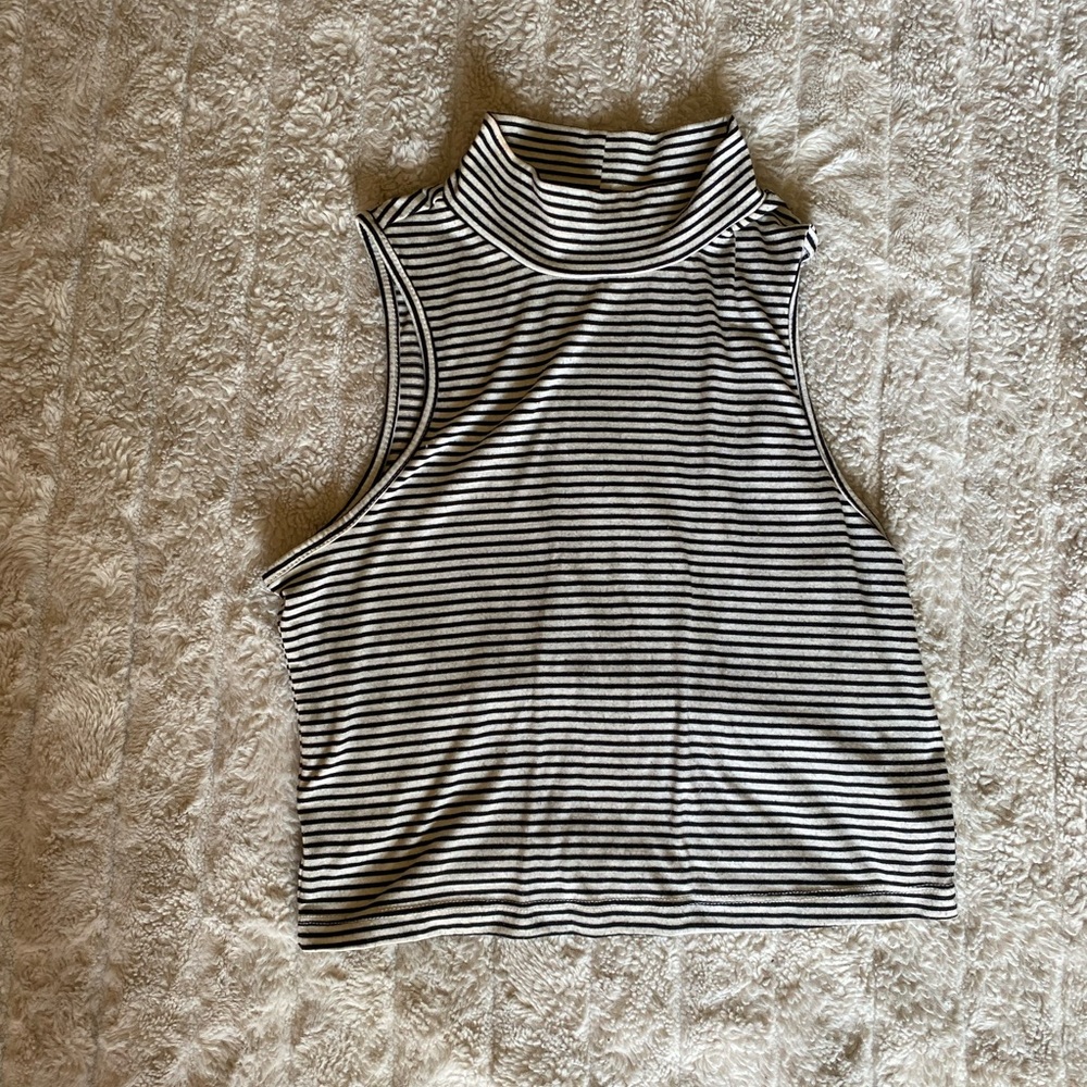 Striped Sleeveless Women's Top